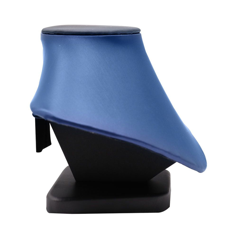 Blue Leatherette Jewelry Necklace Display Bust, 5-3/8" Tall