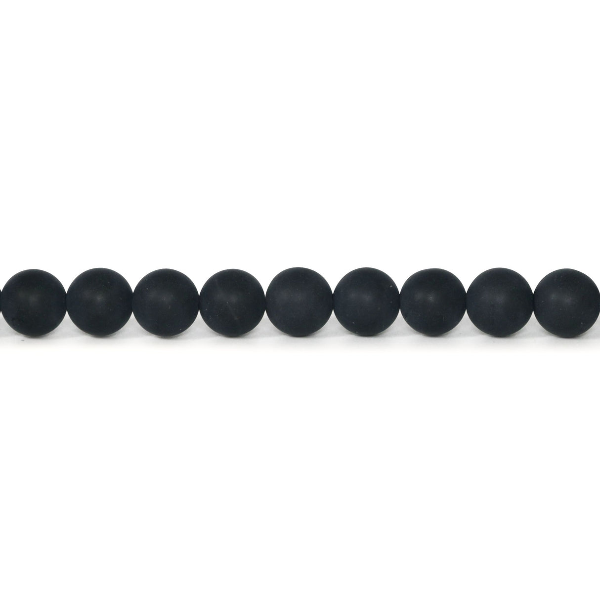 Black Onyx Beads 6mm Round – Matte Finish