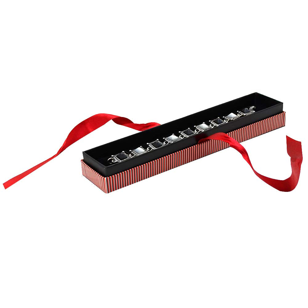 Red Striped Bracelet Box