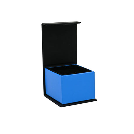 Black and Blue Magnetic Lid Jewelry Ring Gift Boxes