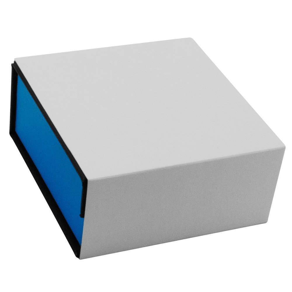 Black and Blue Magnetic Lid Jewelry Earring or Pendant Gift Boxes