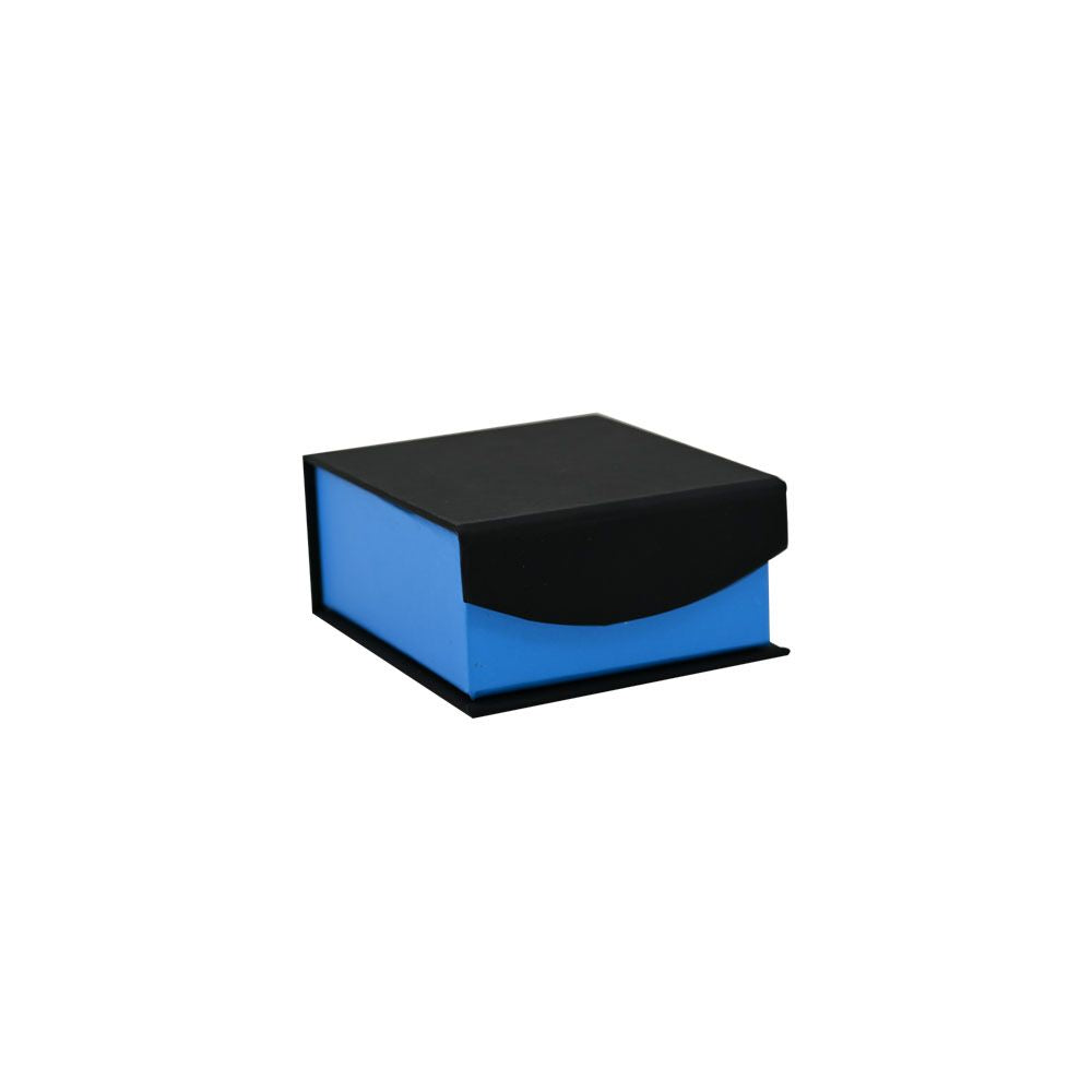 Black and Blue Magnetic Lid Jewelry Earring or Pendant Gift Boxes