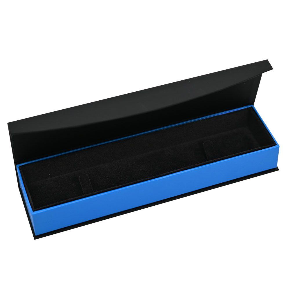 Black and Blue Magnetic Lid Jewelry Bracelet Gift Boxes