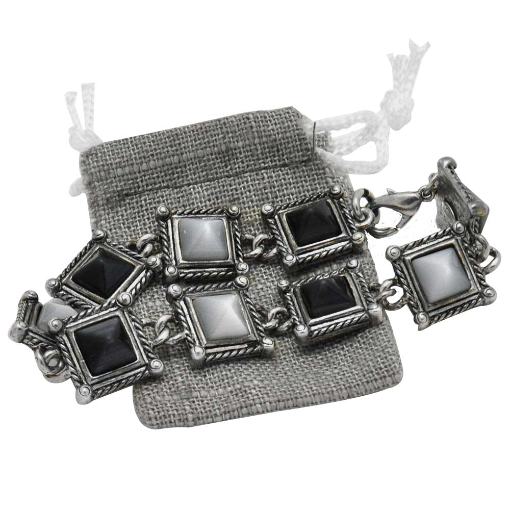 Grey Linen Small Gift Pouches with Drawstring, 1-3/4" x 2"