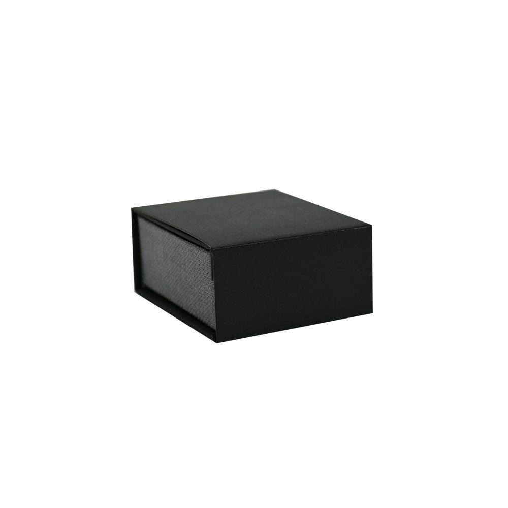 Black and Grey Magnetic Lid Jewelry Earring or Pendant Boxes