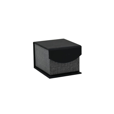 Black and Grey Magnetic Lid Jewelry Ring Boxes