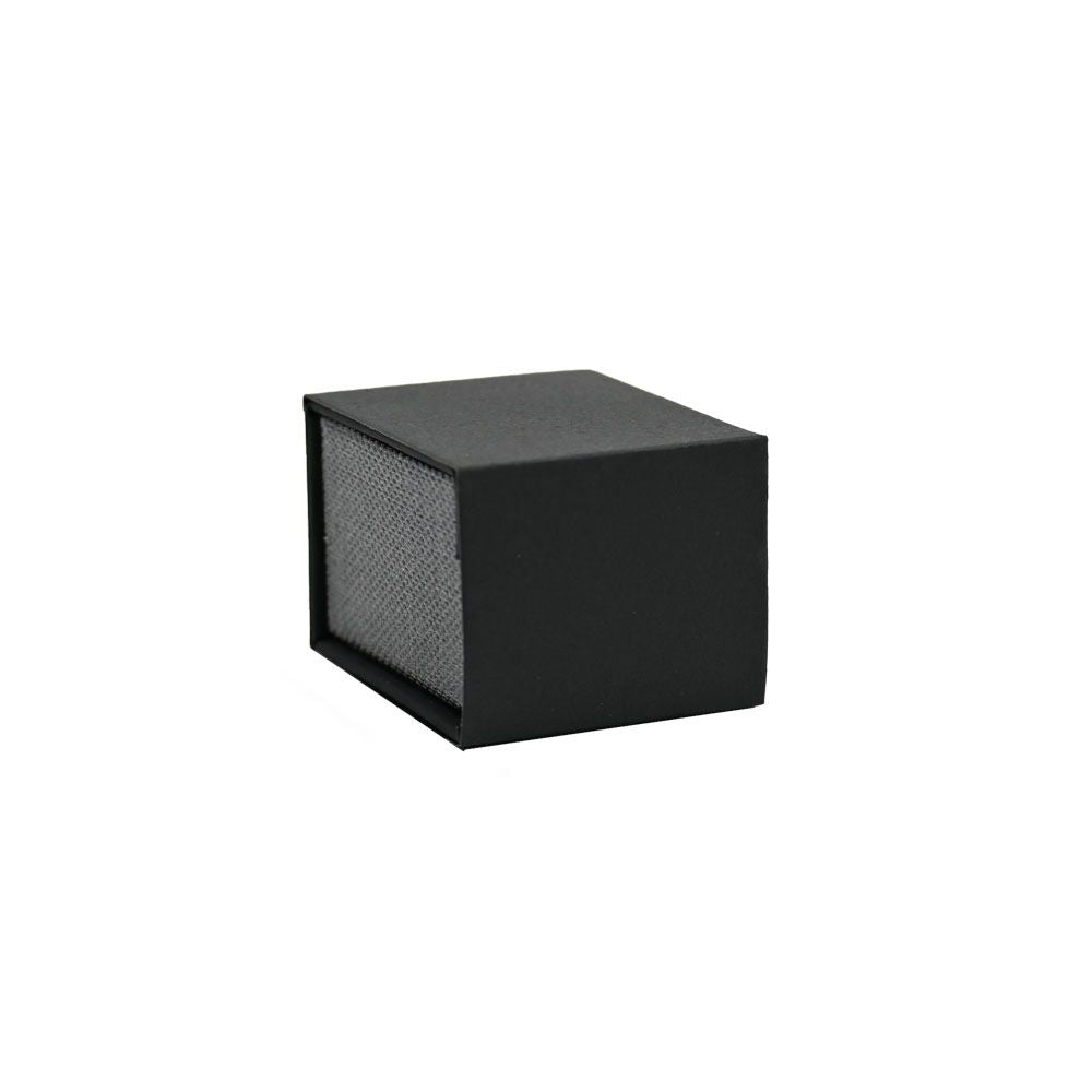 Black and Grey Magnetic Lid Jewelry Ring Boxes