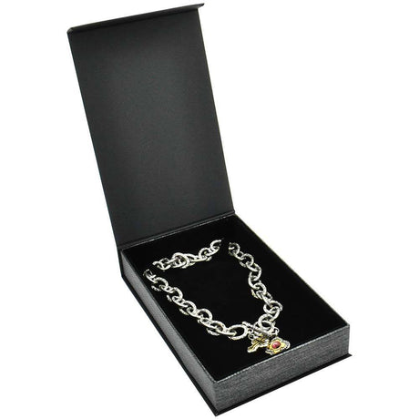 Black and Grey Magnetic Lid Jewelry Necklace Packaging Boxes