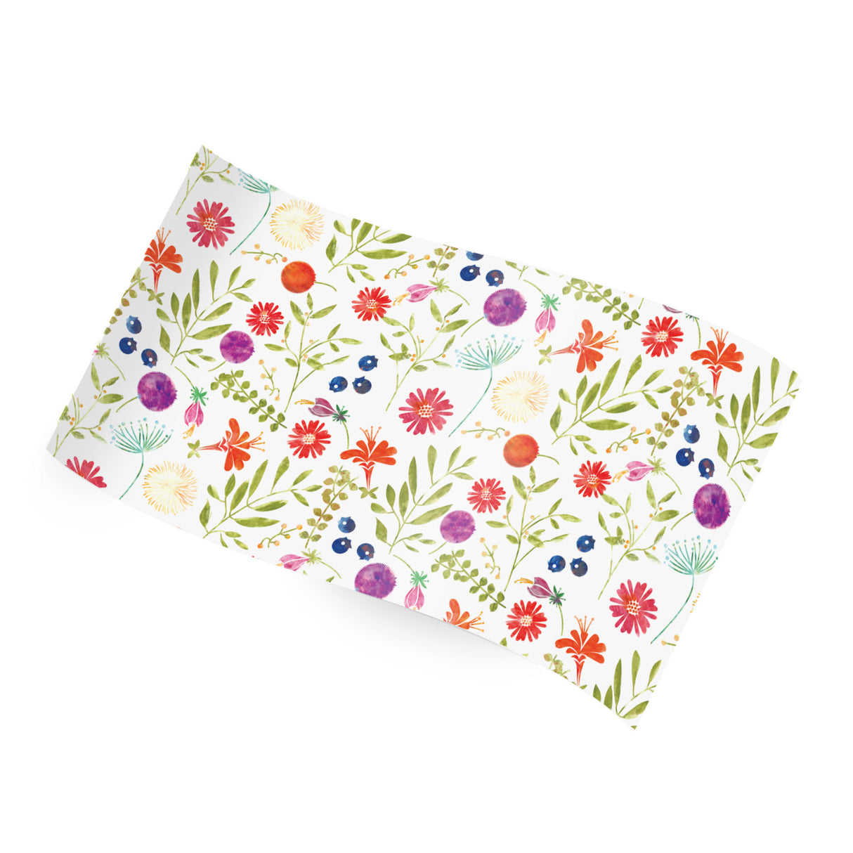 Watercolor Wildflower Gift Tissue Paper – Floral Wrapping Sheets for Spring & Summer Packaging (20" x 30", 240 Sheets)