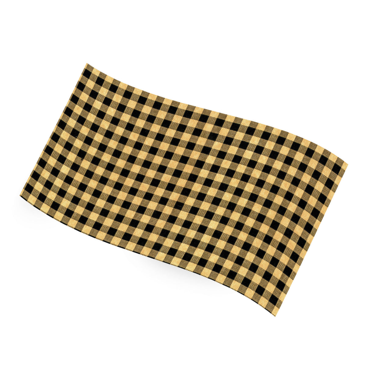 Black Gingham Kraft Tissue Paper – 20" x 30" Sheets (480 Sheets per Ream)