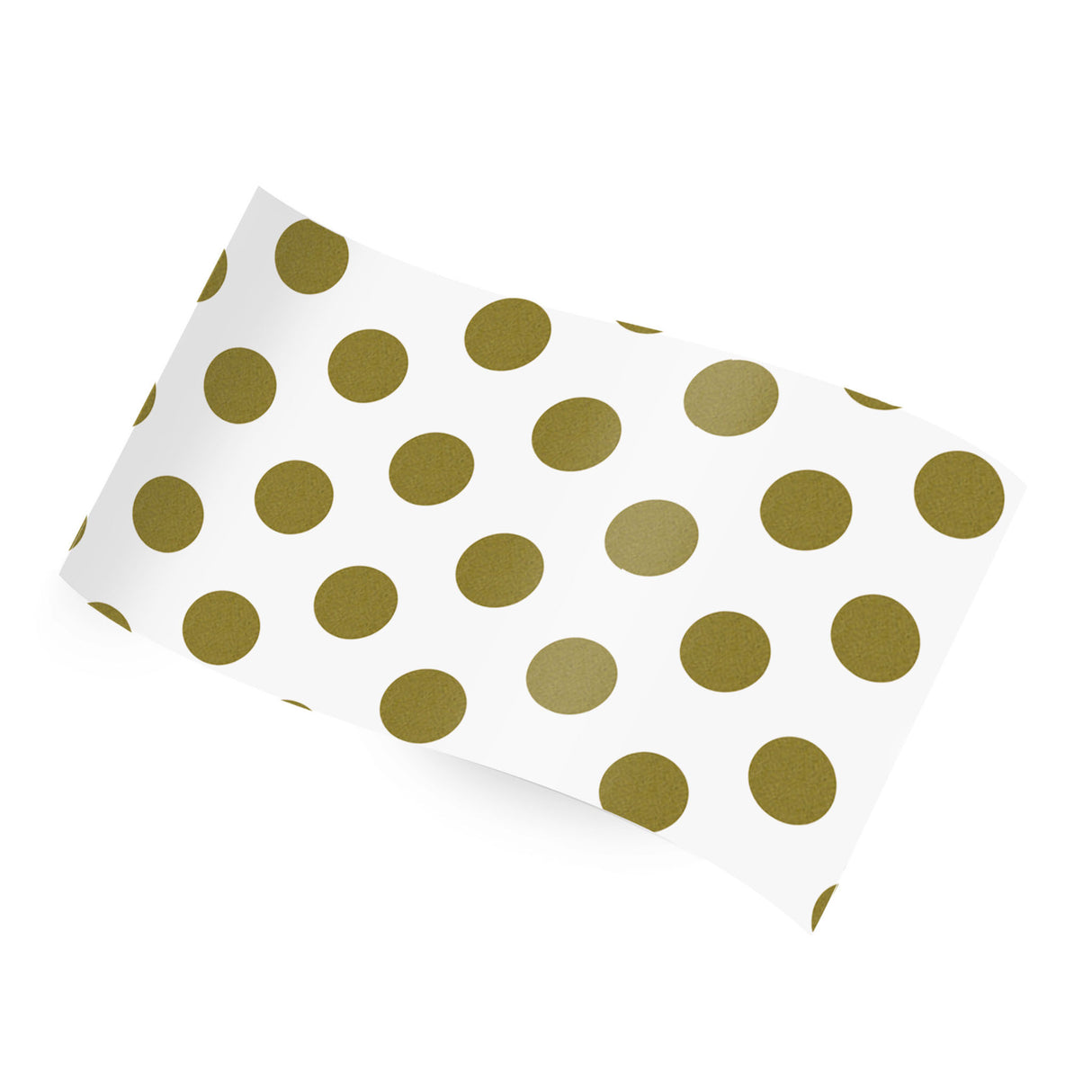 Gold Polka Dot Tissue Paper – 20" x 30" Sheets (480 Sheets per Ream)