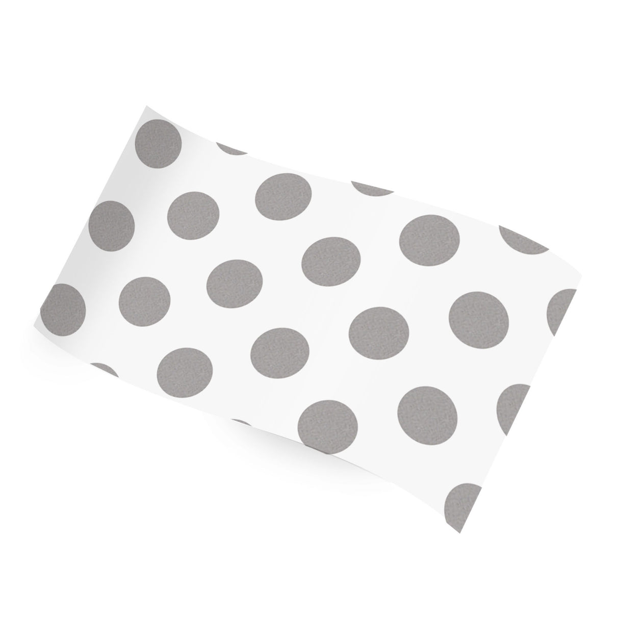 Silver Polka Dot Tissue Paper – 20" x 30" Sheets (480 Sheets per Ream)