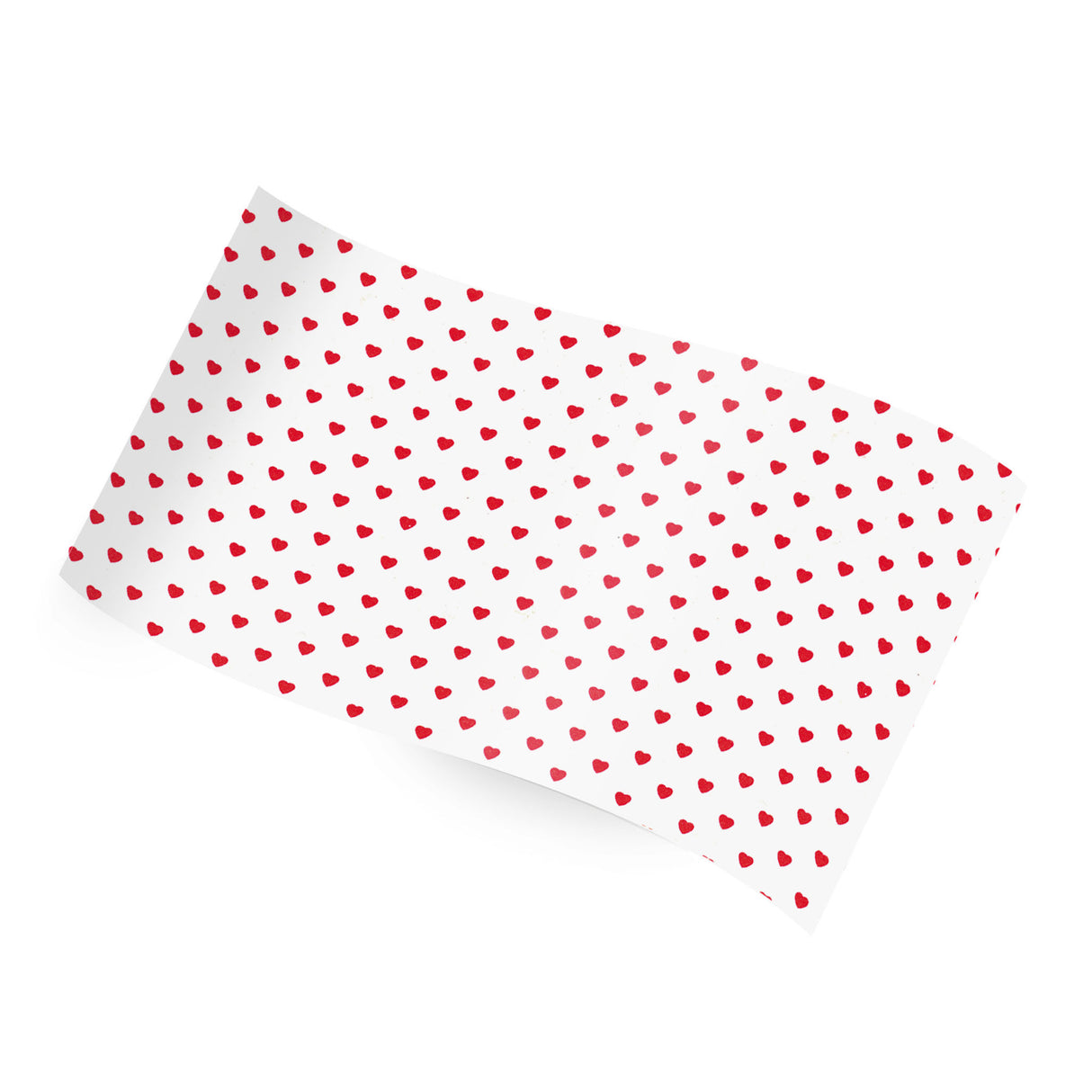 Red Hearts Tissue Paper – 20" x 30" Sheets (240 Sheets per Ream)