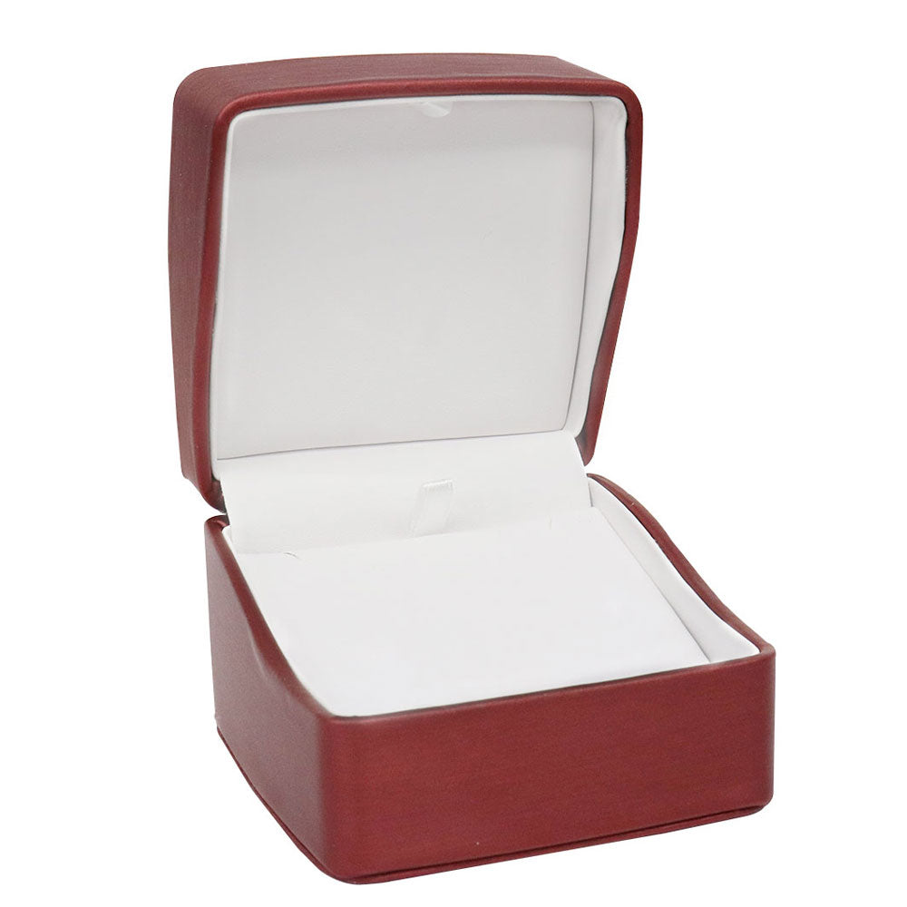 Small Premium Red Leatherette Combination box
