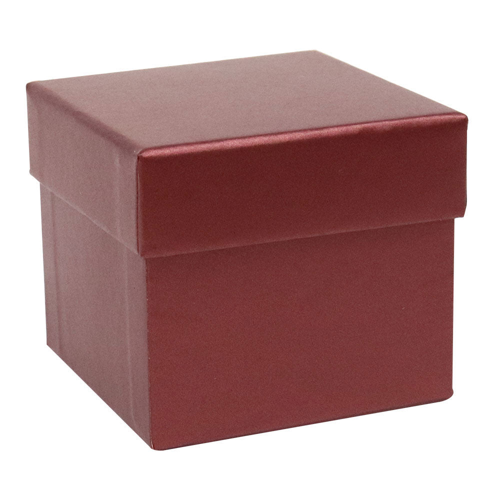 Small Premium Red Leatherette Combination box