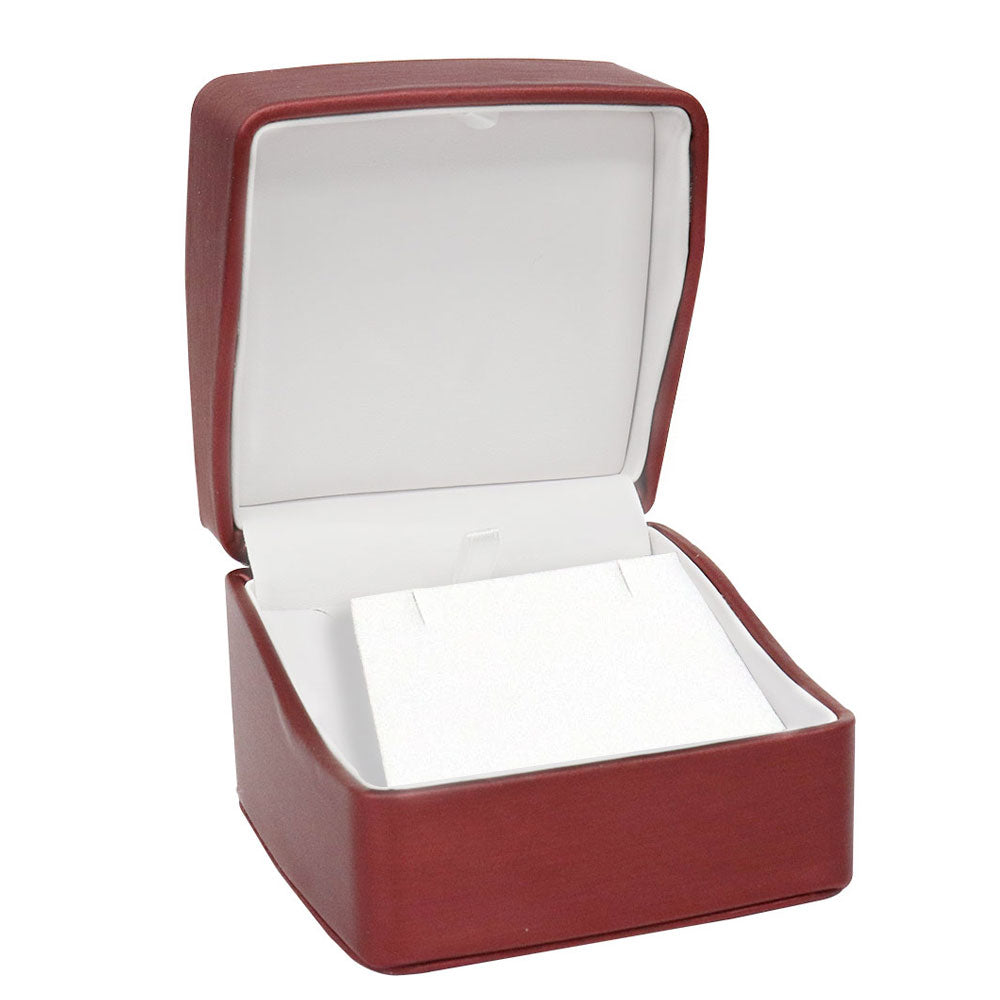 Small Premium Red Leatherette Combination box