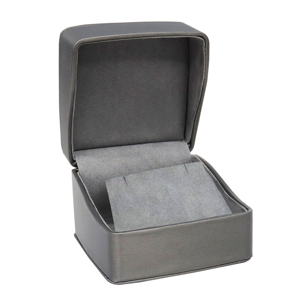 Small Premium Graphite Grey Leatherette Combination box