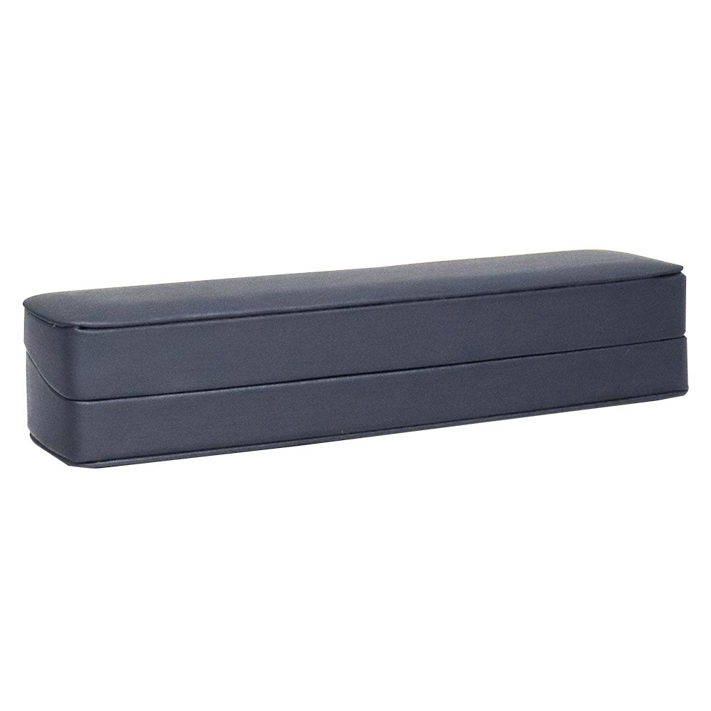 Premium Midnight Blue Grey Leatherette Bracelet / Watch box