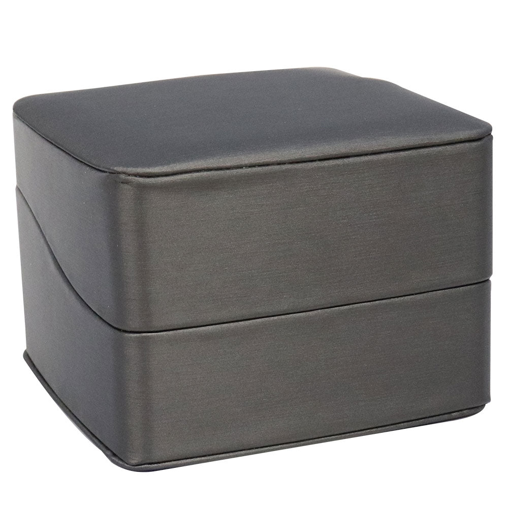 Small Premium Graphite Grey Leatherette Combination box