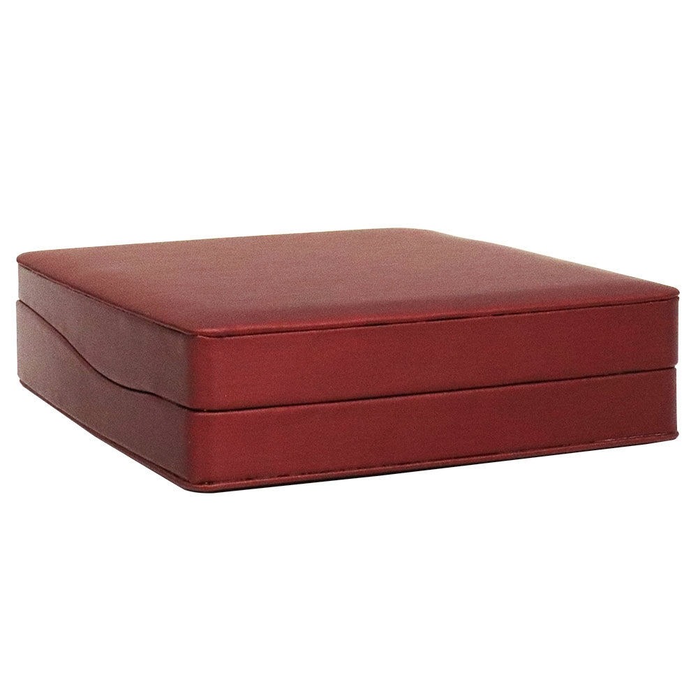 Premium Red Leatherette Necklace Box