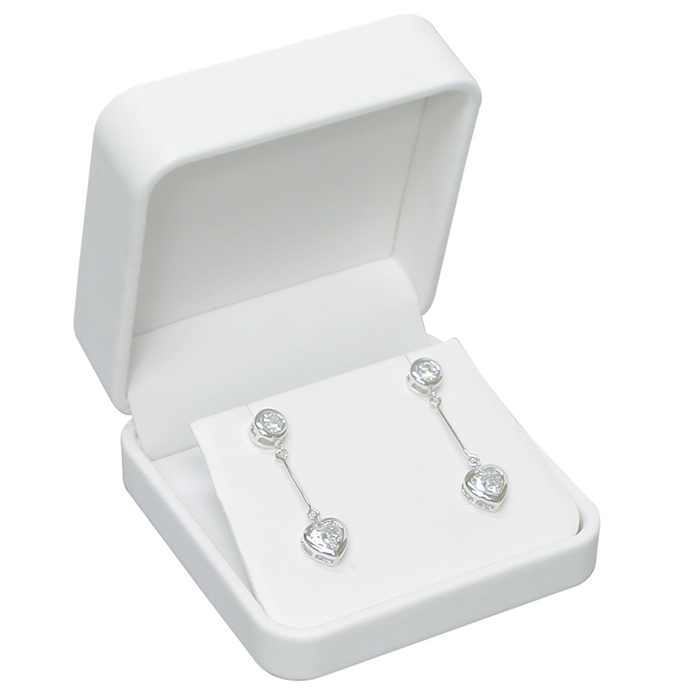 Rounded Corner Leatherette Pendant/Earring Box