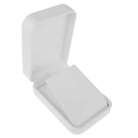 Large Rounded Corner Leatherette Pendant/Earring Box