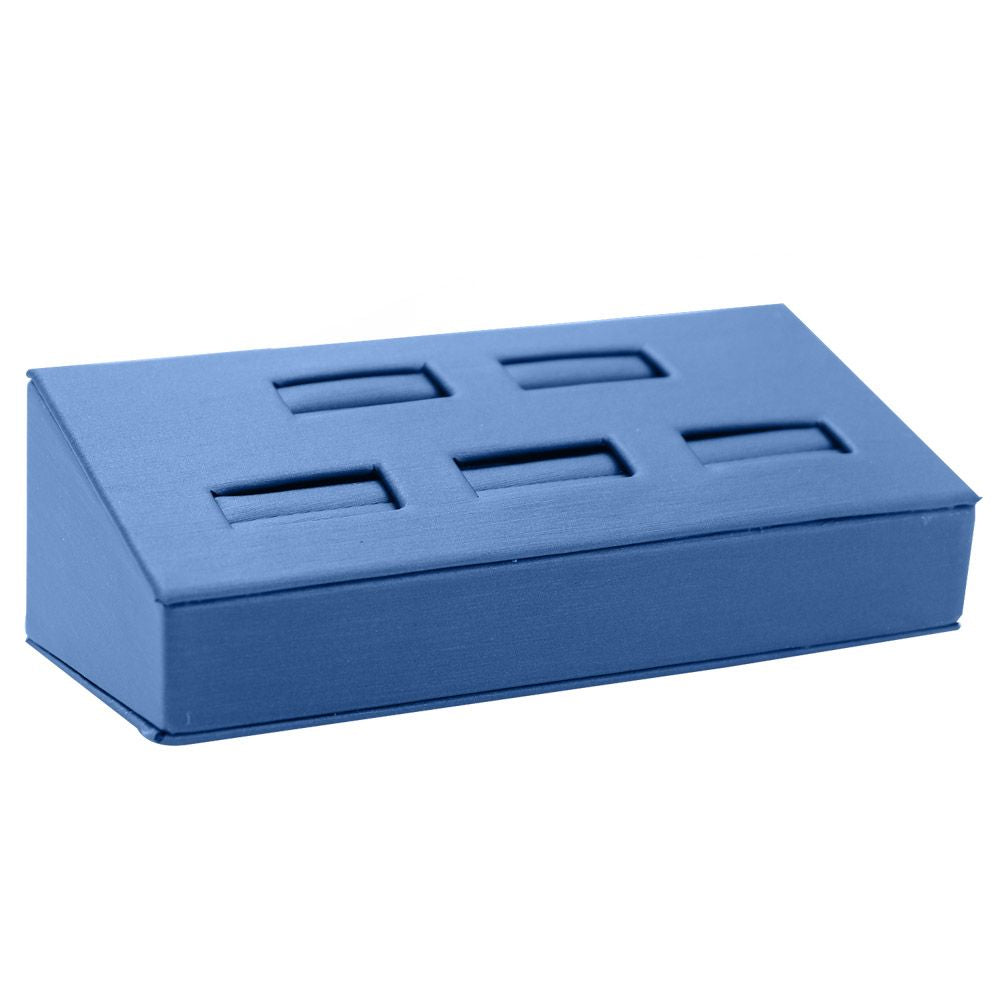 Blue Leatherette Universal 3 to 5 Ring Display