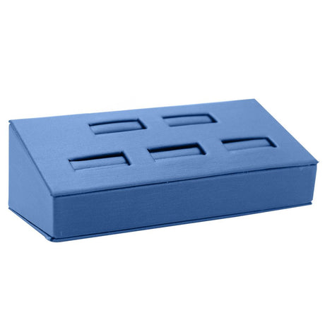Blue Leatherette Universal 3 to 5 Ring Display