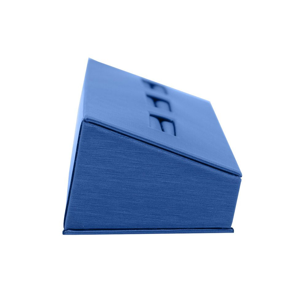 Blue Leatherette Universal 3 to 5 Ring Display