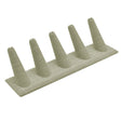 Grey Linen 5 Finger Jewelry Ring Display