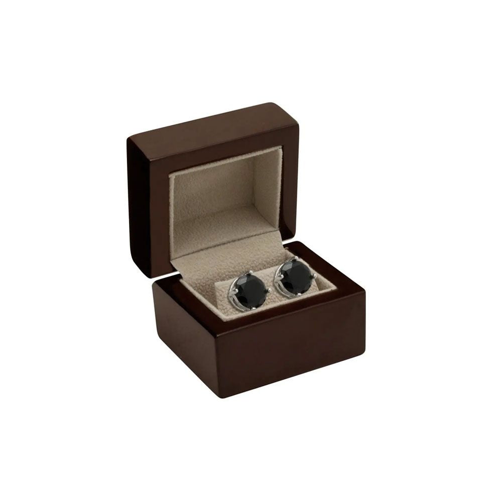 Premium Brown Veneer Jewelry Earring or Pendant Box