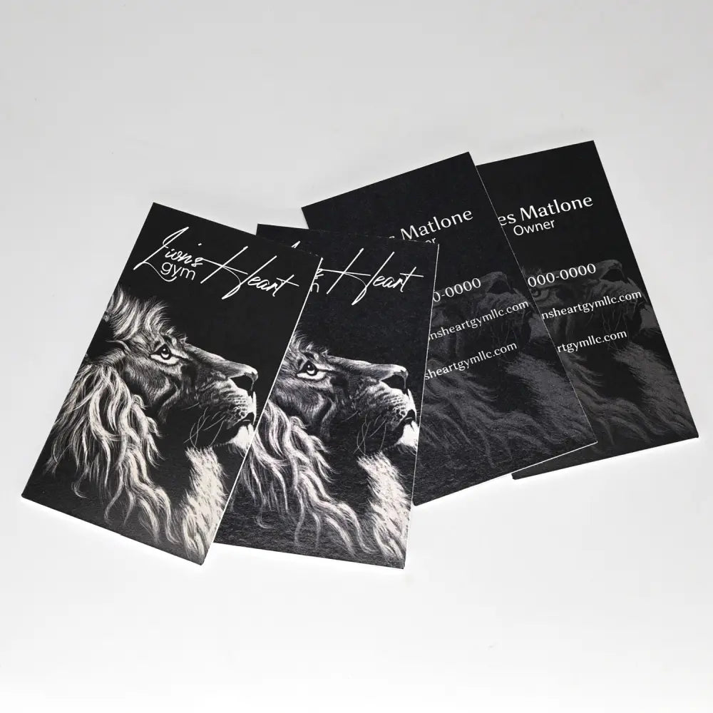 Glossy White Standard Business Card