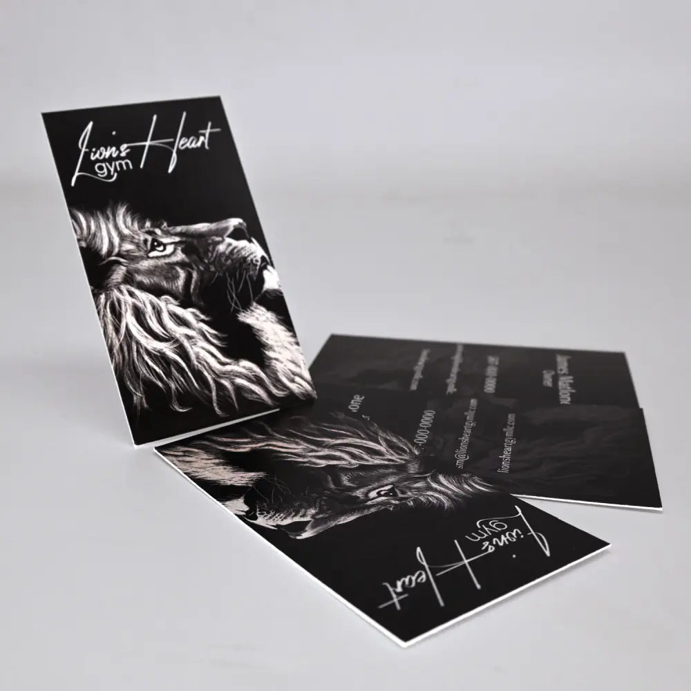 Glossy White Standard Business Card