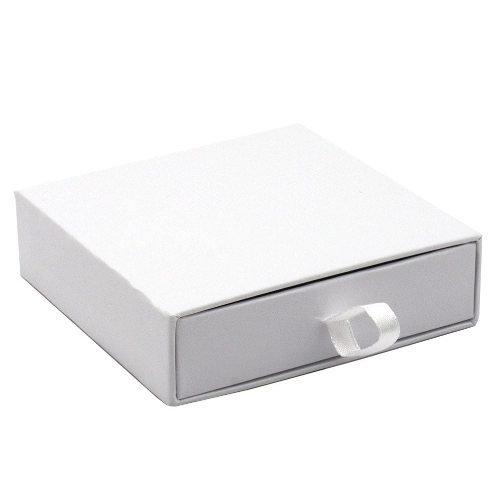 Matte White Paper Slider Pendant Box