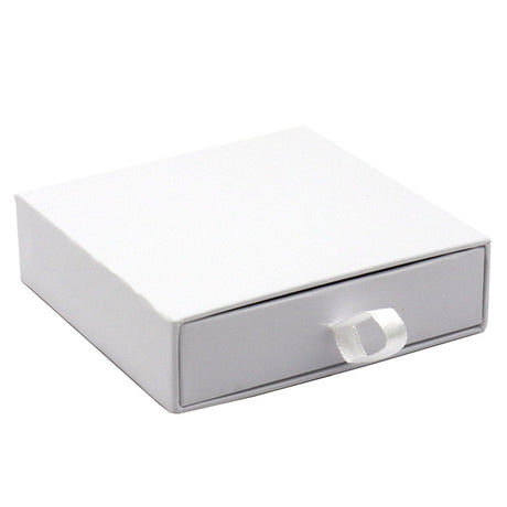 Matte White Paper Slider Pendant Box