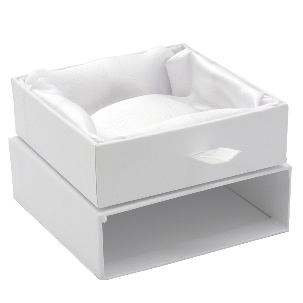 Matte White Paper Slider Bangle Box
