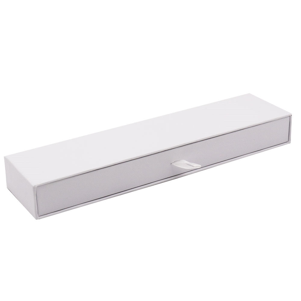 Matte White Paper Slider Bracelet Box