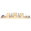 24-Piece Cream Vintage W/ Blue Leatherette Jewelry Display Set