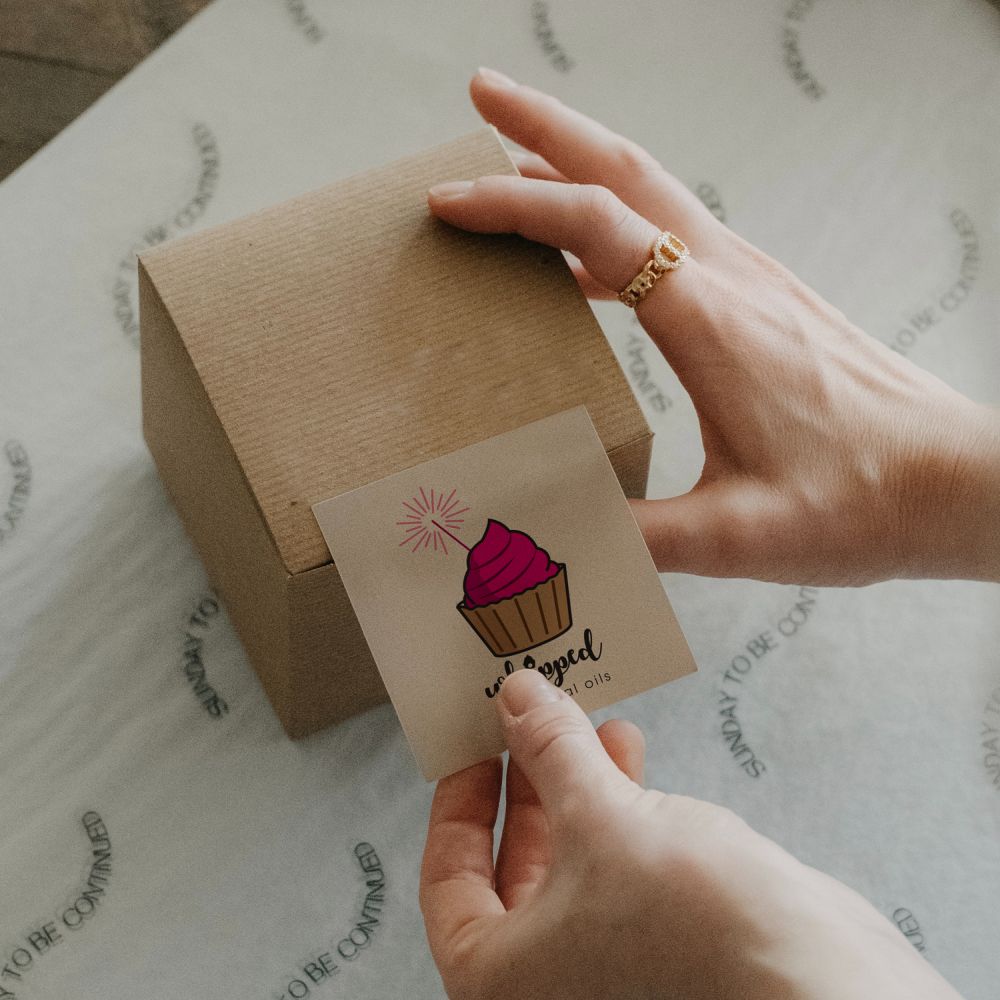 Custom Printed Square Labels 5" x 5"