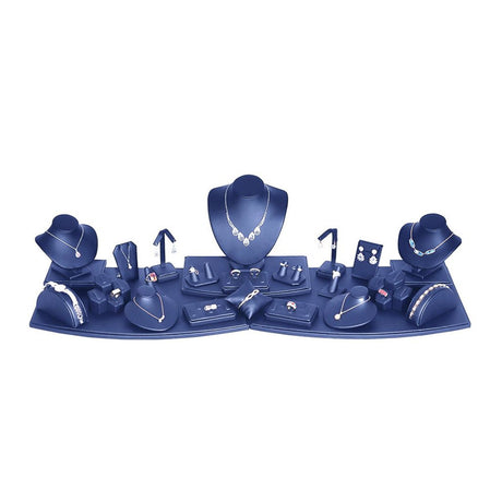 26 Piece Steel Blue Jewelry Display Set