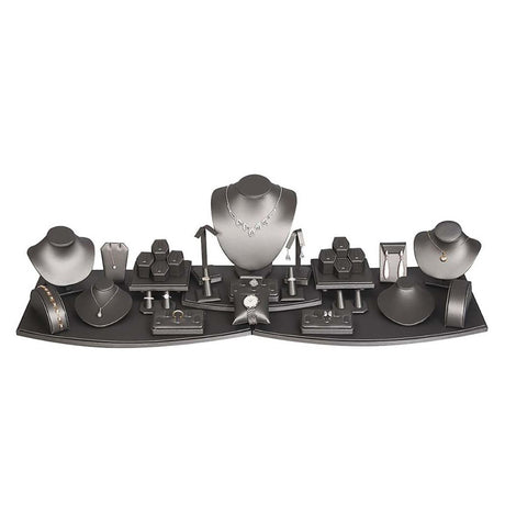 26 Piece Steel Grey Jewelry Display Set