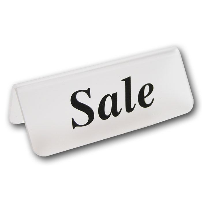 Acrylic "Sale" Sign