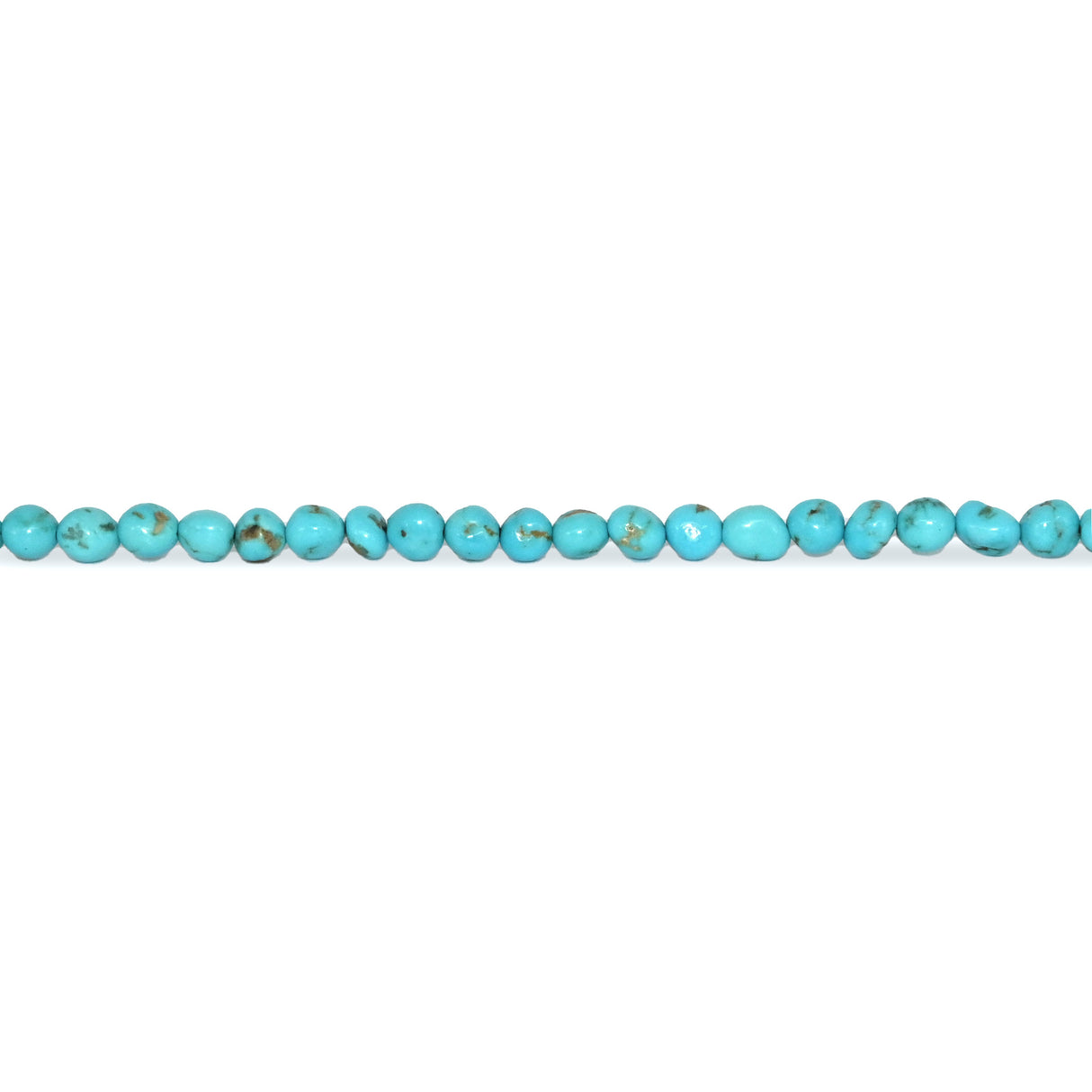 Natural Kingman Turquoise 5–6mm Nugget Beads – Arizona |