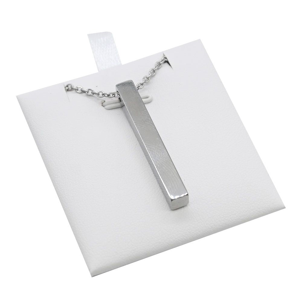 24 Compartment White Leatherette Jewelry Pendant Display Tray