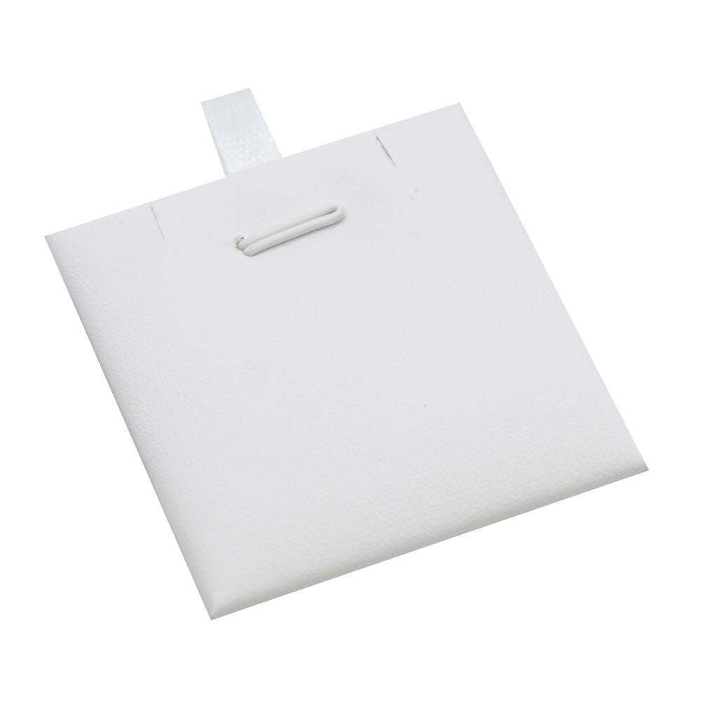 24 Compartment White Leatherette Jewelry Pendant Display Tray