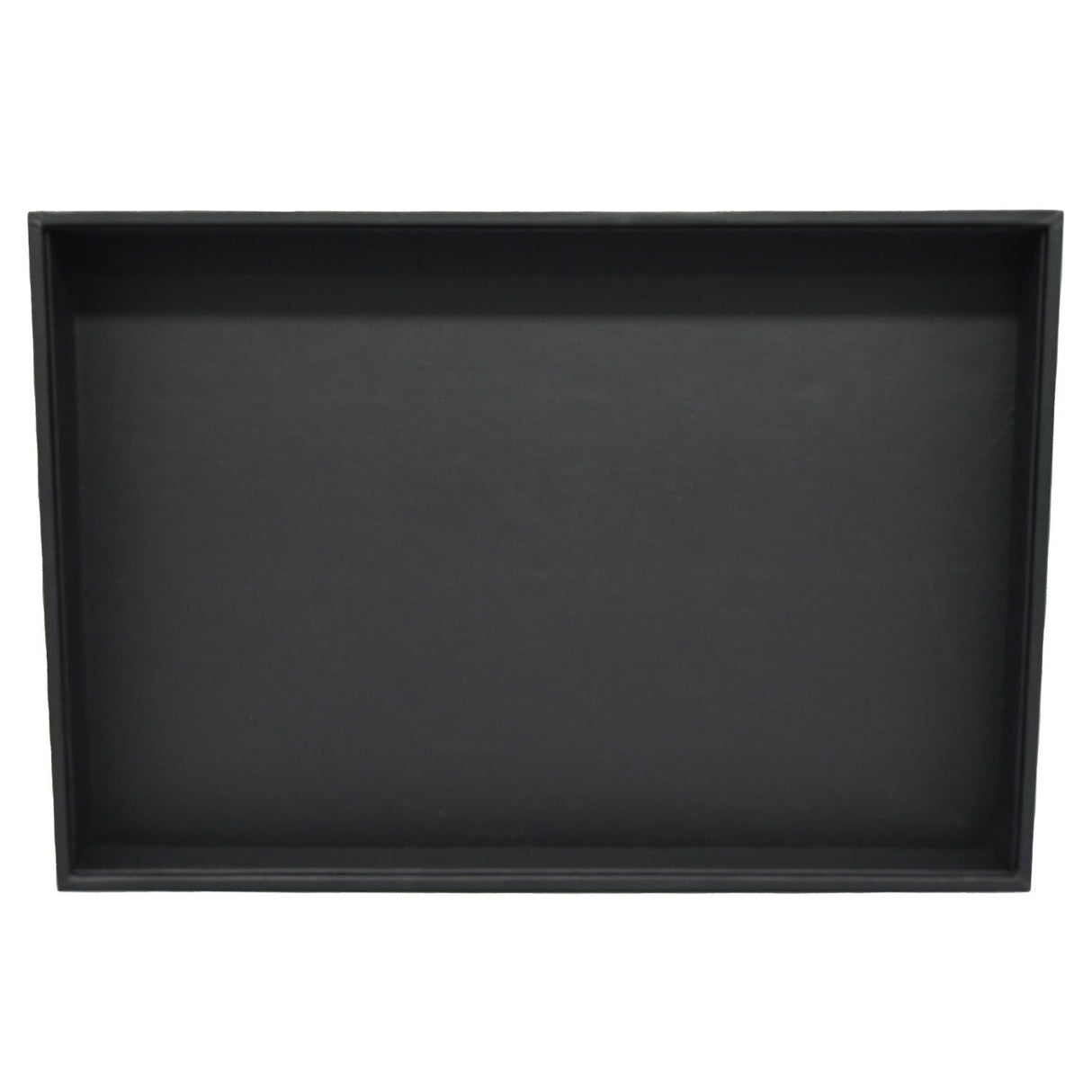 Black Leatherette Luxury Jewelry Showcase Display Tray