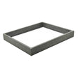 Grey Linen Jewelry Tray-Half Size-1"