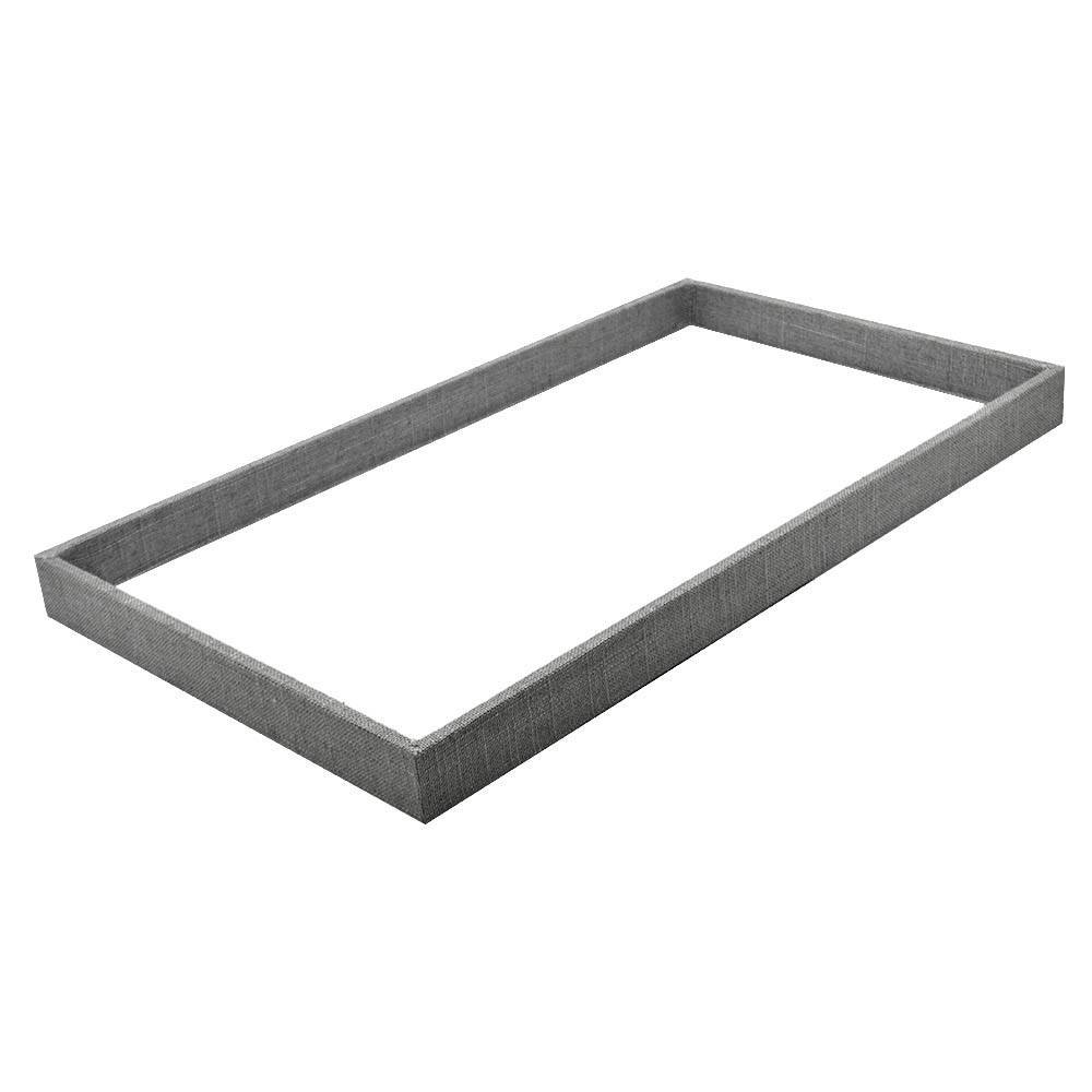 Grey Linen Jewelry Tray-Full Size-1"