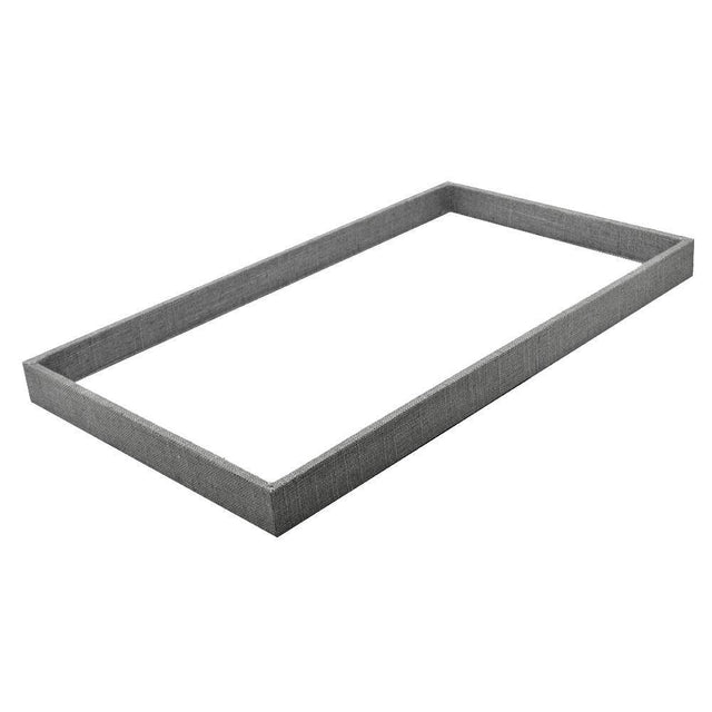 Grey Linen Jewelry Tray-Full Size-1"