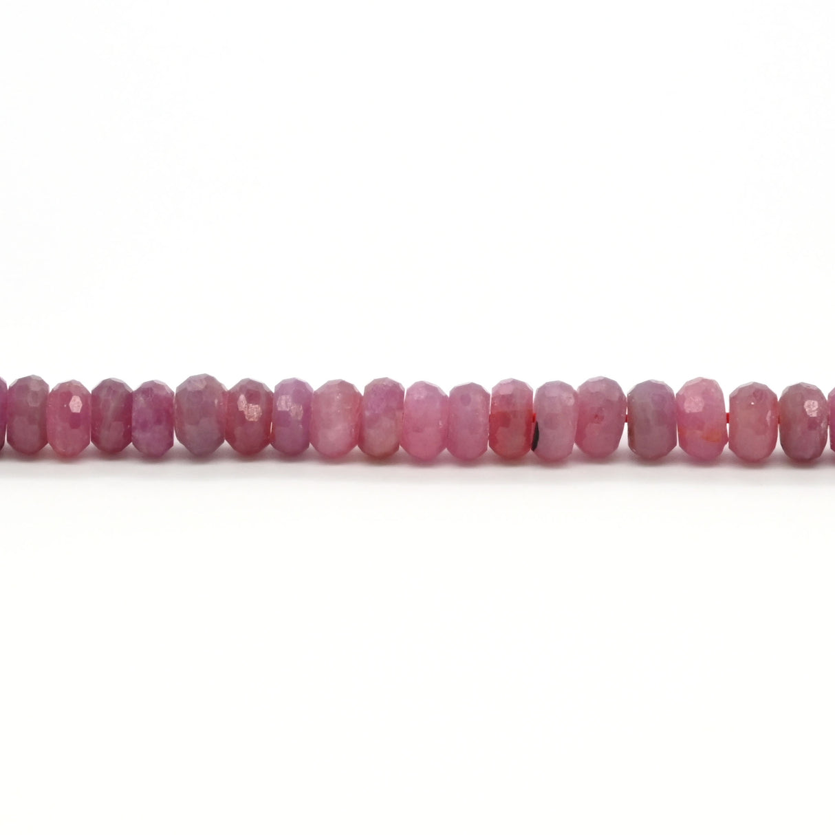 Ruby 3x6mm Faceted Beads Grade AA